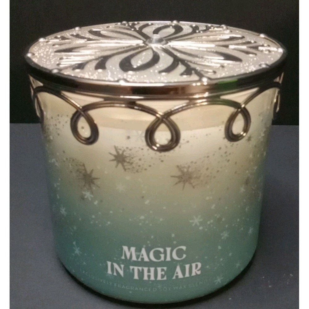 Magic In The Air SPECIAL EDITION LID 3-Wick Candle 14.5 oz Bath & Body Works NEW